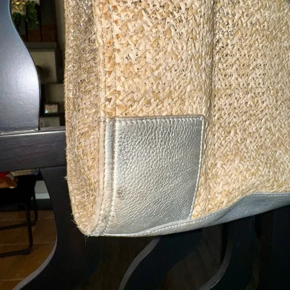 Tory Burch Metallic Ella Tote Bag - Picture 5 of 10